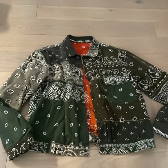 KAPITAL GAUZE BANDANA PATCHWORK 1ST JACKET - Picture 3 of 5